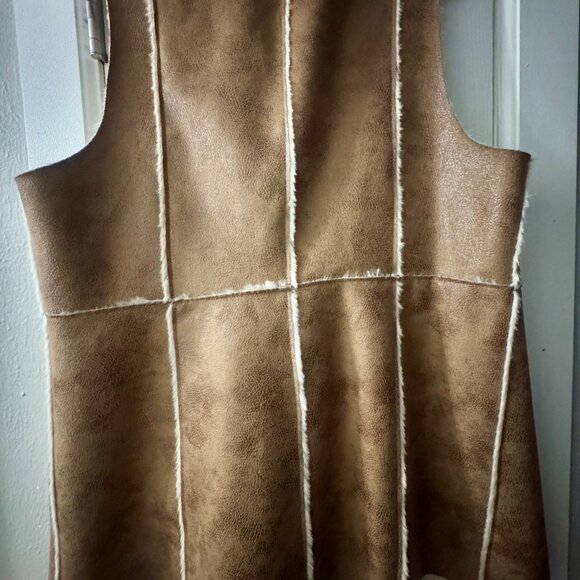 🤎 Knox Rose Faux Suede Sherpa Lined Vest | XL | Excellent Condition 🤎 - Picture 4 of 7